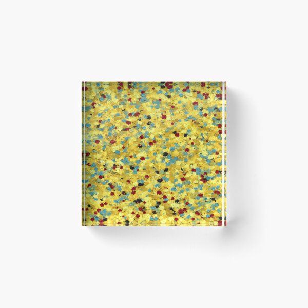 Item preview, Dense Yellow and Red Celebration Confetti Art designed and sold by Piotrek0001.