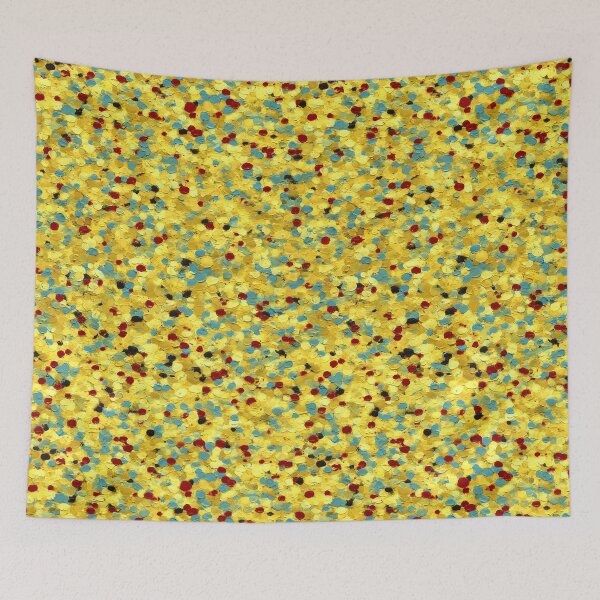 Item preview, Dense Yellow and Red Celebration Confetti Art designed and sold by Piotrek0001.