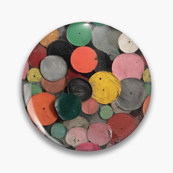 Item preview, Modern Geometric Clay Disc Pebble Mosaic designed and sold by Piotrek0001.