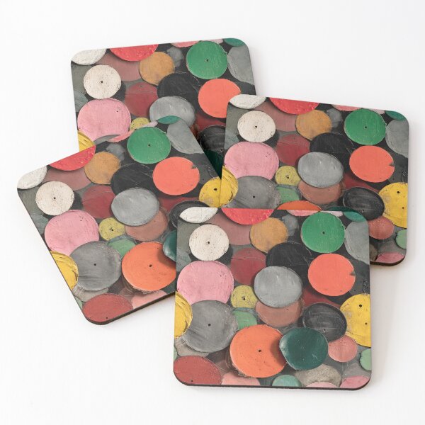 Item preview, Modern Geometric Clay Disc Pebble Mosaic designed and sold by Piotrek0001.
