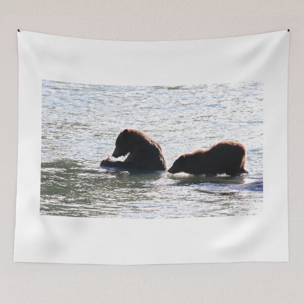 Item preview, Grizzly mother and cub designed and sold by zumi.