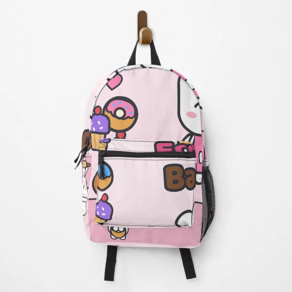Freshly Baked - Cute Baker Marshmallow Pip with a Cupcake — Backpack by BiMood