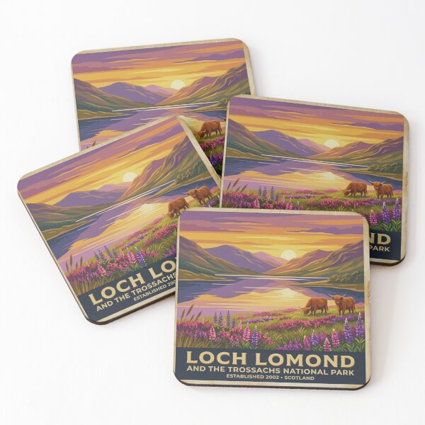 Item preview, Loch Lomond & The Trossachs National Park  designed and sold by GabeMountainArt.