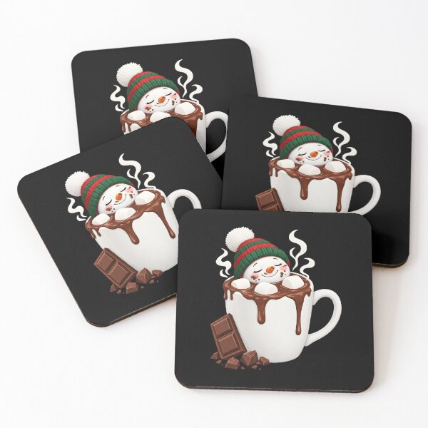 Item preview, Cute Christmas Hot Chocolate Snowman designed and sold by clothesy7.