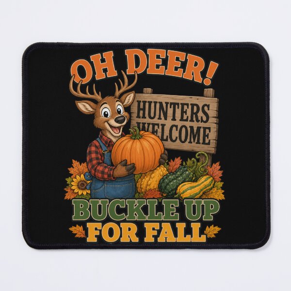 Item preview, Oh Deer! Buckle Up For Fall Autumn Hunters Welcome designed and sold by Design Vibras.