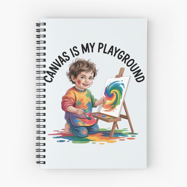 Item preview, Canvas Is My Playground – Cute Artist and Creative Painting Design designed and sold by Jollys-ArtShop.