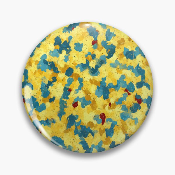 Item preview, Vivid Yellow and Blue Expressionist Splatter Art designed and sold by Piotrek0001.