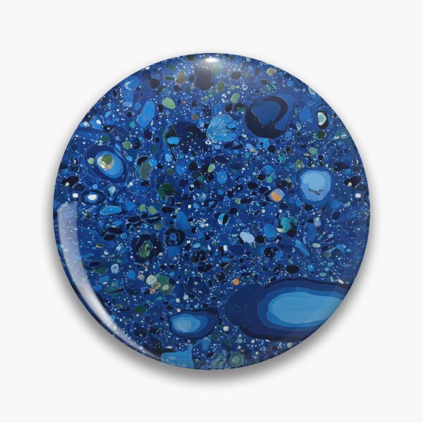 Item preview, Deep Blue Mineral Agate Crystal Bubble Art designed and sold by Piotrek0001.
