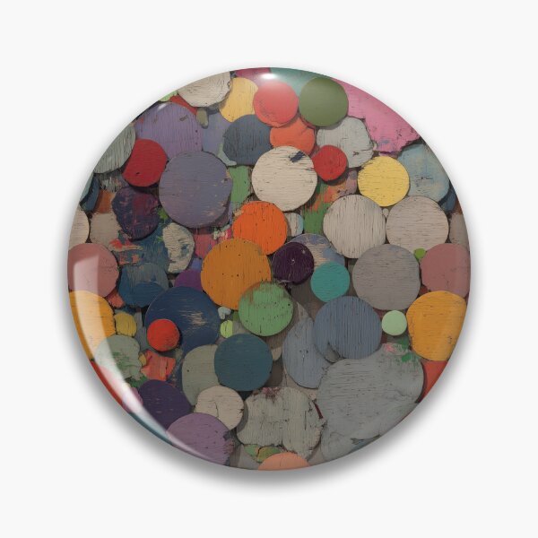 Item preview, Vintage Pastel Clay Disc Stone Mosaic Art designed and sold by Piotrek0001.