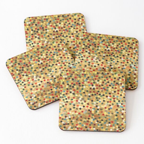 Item preview, Autumn Gold and Olive Speckled Dot Pattern designed and sold by Piotrek0001.