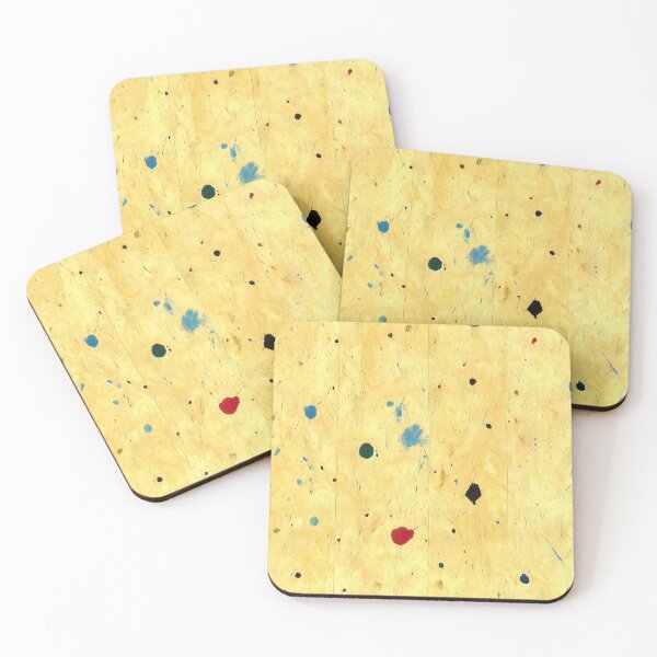 Item preview, Sunny Yellow Minimalist Speckled Paper Art designed and sold by Piotrek0001.