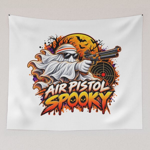 Item preview, Air Pistol Spooky Halloween Ghost designed and sold by PolgaCraft.