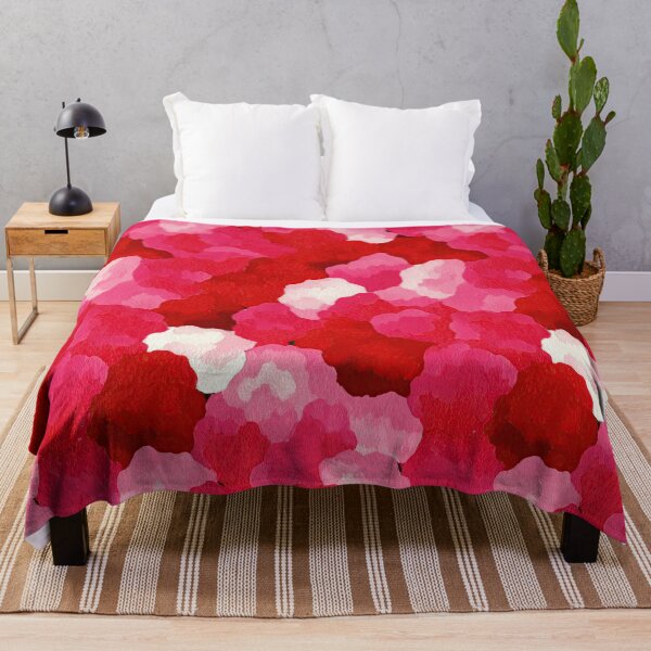 Item preview, Blushing Red and Pink Petal Cloud Abstract designed and sold by Piotrek0001.