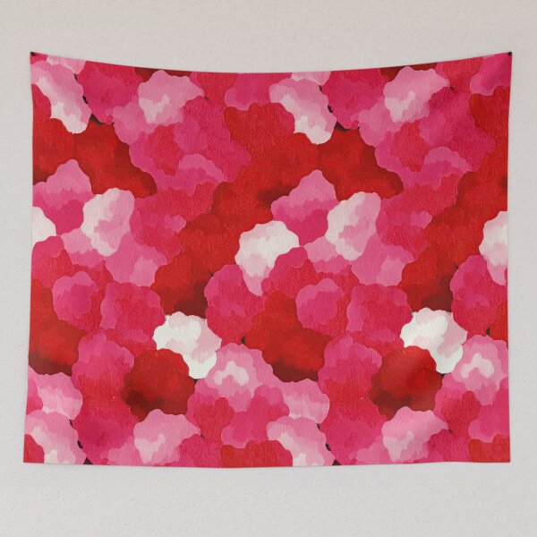 Item preview, Blushing Red and Pink Petal Cloud Abstract designed and sold by Piotrek0001.