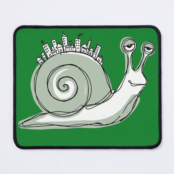Item preview, Sleepy Snail Cityscape Tee designed and sold by RebellionShop.