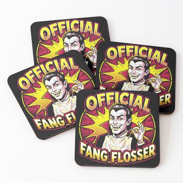 Item preview, Official Fang Flosser Vampire Dentist Humor designed and sold by tee.crush.