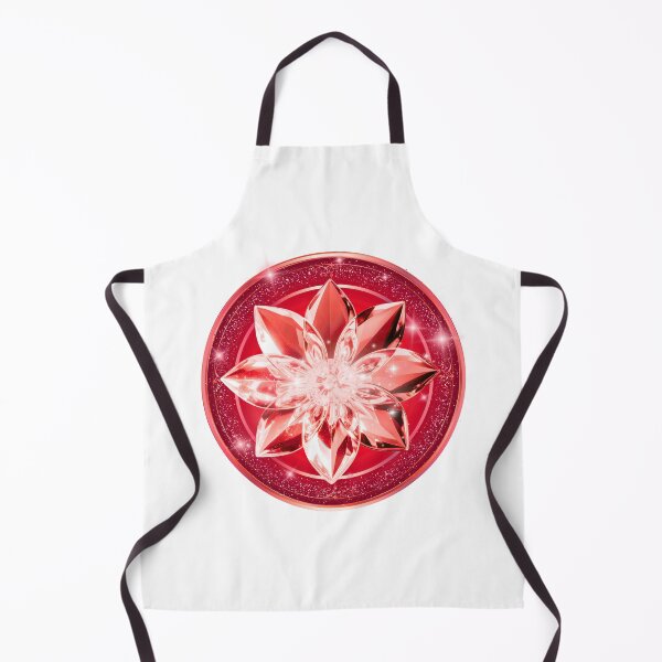 Item preview, 3D Ruby Red Crystal Lotus & Gold Frame designed and sold by MinimalAurashop.