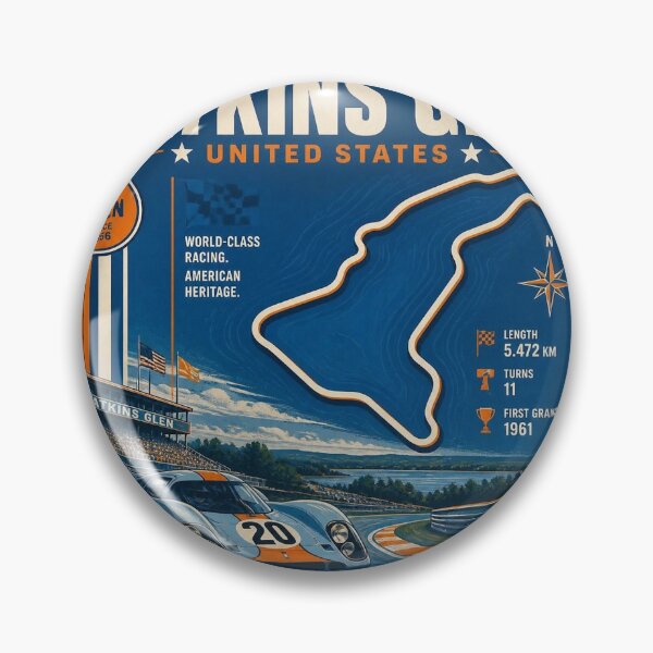 Item preview, Classic Formula 1: The Art of Racing circuit Watkins Glen designed and sold by Helios Be. Lavsh.