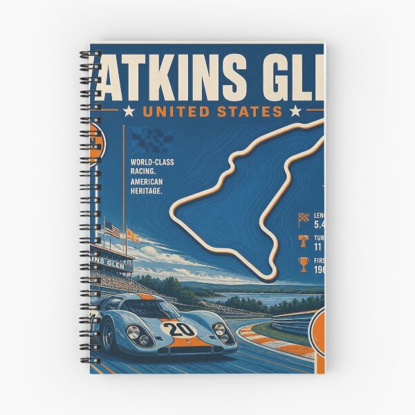 Item preview, Classic Formula 1: The Art of Racing circuit Watkins Glen designed and sold by Helios Be. Lavsh.