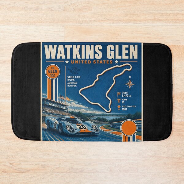 Item preview, Classic Formula 1: The Art of Racing circuit Watkins Glen designed and sold by Helios Be. Lavsh.