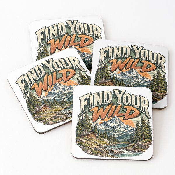 Item preview, Find Your Wild Alpine Mountain Escape designed and sold by CodePaws Creations.
