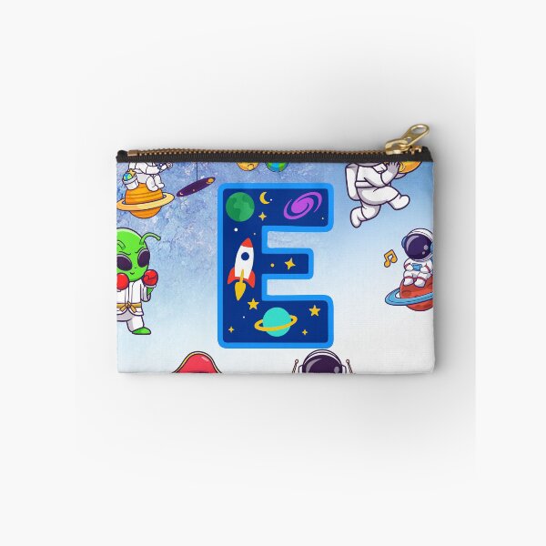 Item preview, Letter E Space Monogram — Cute Astronaut Initial Kids Decor designed and sold by BoldcreationsM.