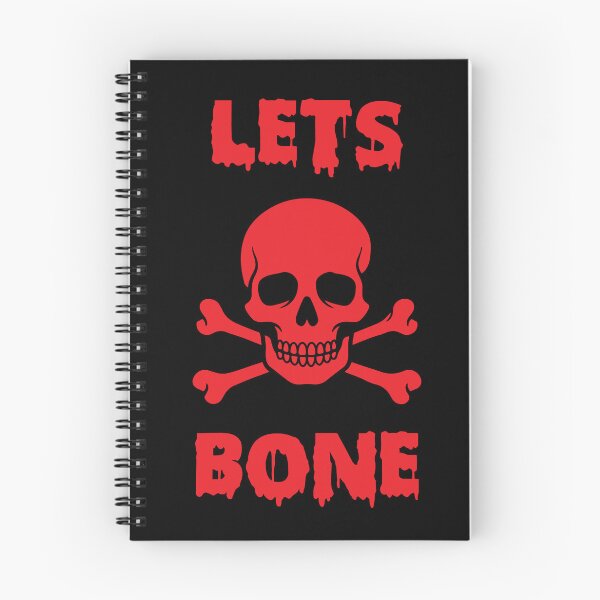 Item preview, Let's Bone Red Skull and Crossbones Danger, Warning & Pirate Symbol Vector designed and sold by AtonuHaque.