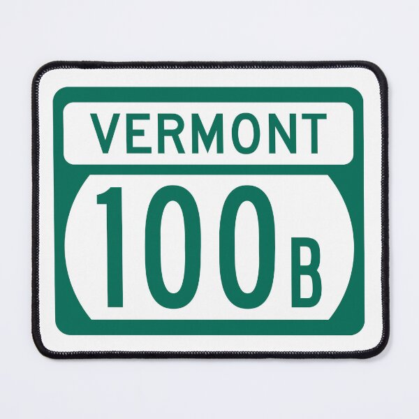 Item preview, Vermont Route 100B – Mad River Scenic Byway – Green Mountains Vintage Highway Sign designed and sold by NewNomads.
