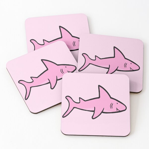 Item preview, Swimming Pink Shark designed and sold by BubbleComet.