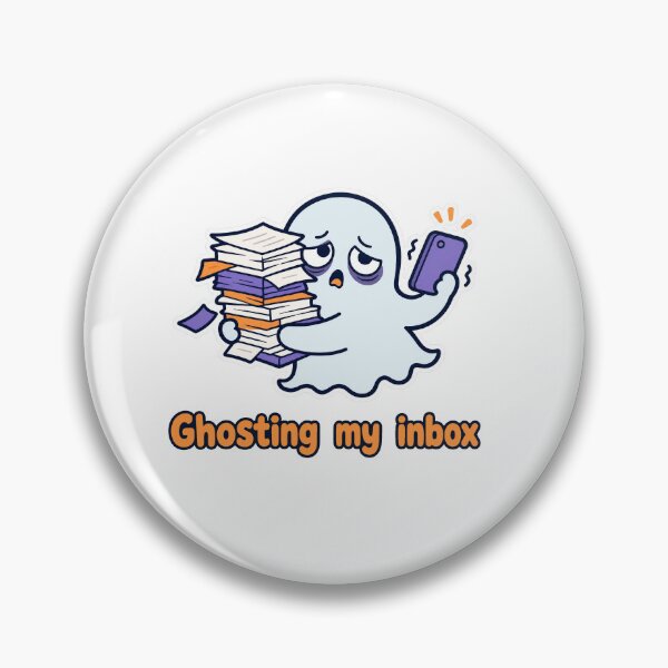 Artikelvorschau, Ghosting meines Posteingangs Office Ghost entworfen und verkauft von TinyChaosTreasures.