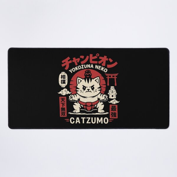 Item preview, Yokozuna Neko Catzumo Sumo Cat Standing Japanese Art designed and sold by ArtSantosv.