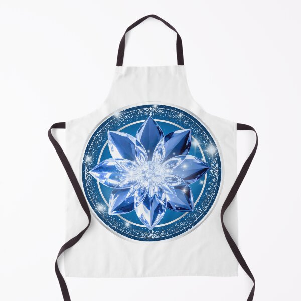Item preview, 3D Royal Blue Crystal Lotus & Platinum Frame designed and sold by MinimalAurashop.