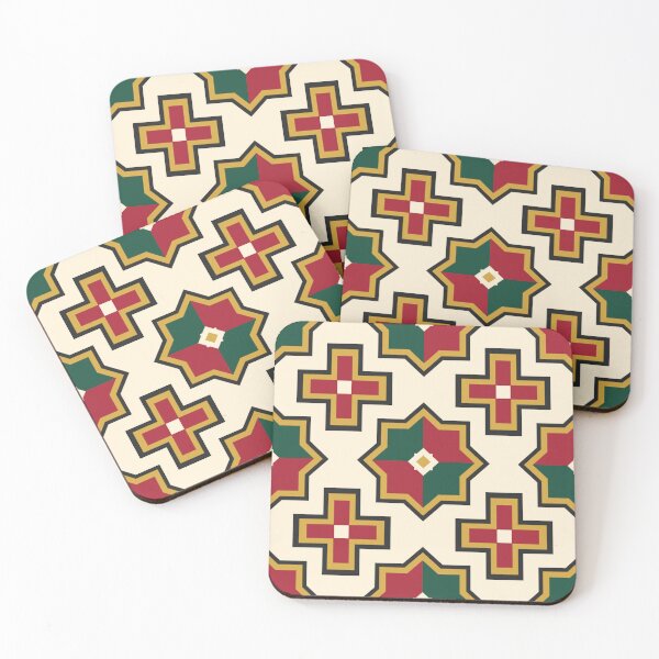 Item preview, Marrakech Noël Christmas Moroccan Geometric Pattern designed and sold by 89BLACK.