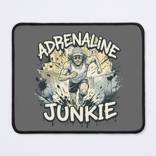 Item preview, Adrenaline Junkie Urban Runner Streetwear Graphic designed and sold by MarCinu Art.