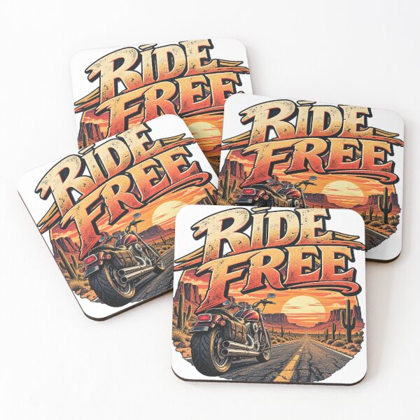 Item preview, Ride Free Vintage Motorcycle Adventure designed and sold by CodePaws Creations.