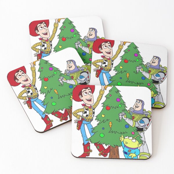 Item preview, Woody and Buzz Decorating Christmas Tree Holiday Toy Story Art designed and sold by Simply kings.