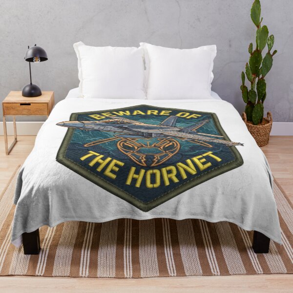 Item preview, Beware Of The Hornet F-18 Fighter Jet Tactical Art designed and sold by ArtDreams92.