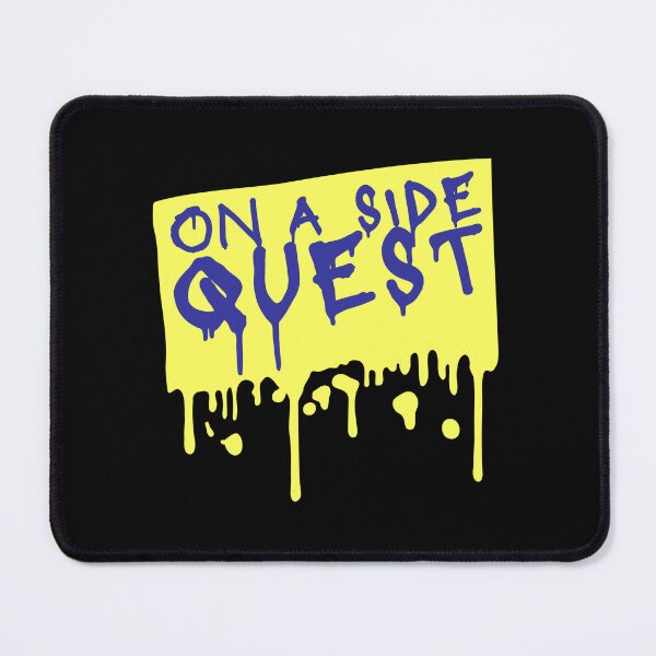 Item preview, On A Side Quest Funny Gaming Adventure Quote Logo Text designed and sold by shirt-o-mat.