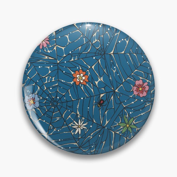 Item preview, Blue Spiderwebs & Spooky Flowers designed and sold by vaner-vaner.