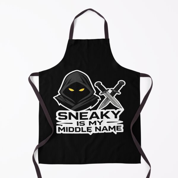 Item preview, Sneaky Is My Middle Name Funny Dnd Rogue Assassin designed and sold by PozivoPlus.