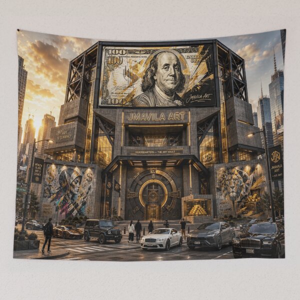 Item preview, Cyberpunk Golden Hustle Dollar City designed and sold by JMAVILA ART.