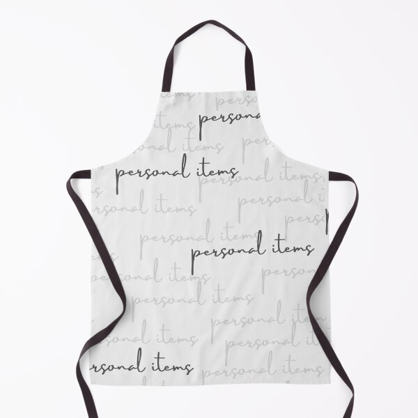 Item preview, Personal items word design in white designed and sold by BiteMyLine.