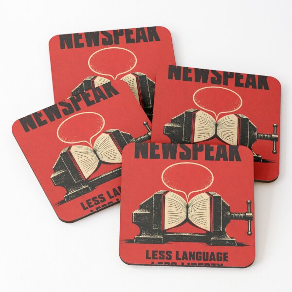 Item preview, Newspeak — Less Language, Less Liberty designed and sold by screenpromos.