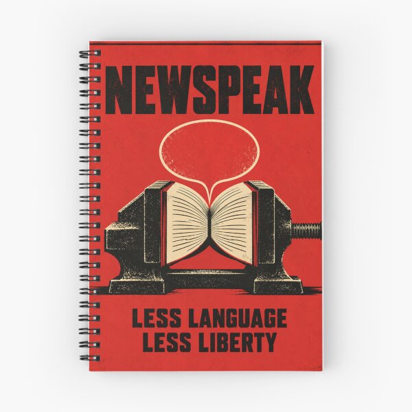 Item preview, Newspeak — Less Language, Less Liberty designed and sold by screenpromos.