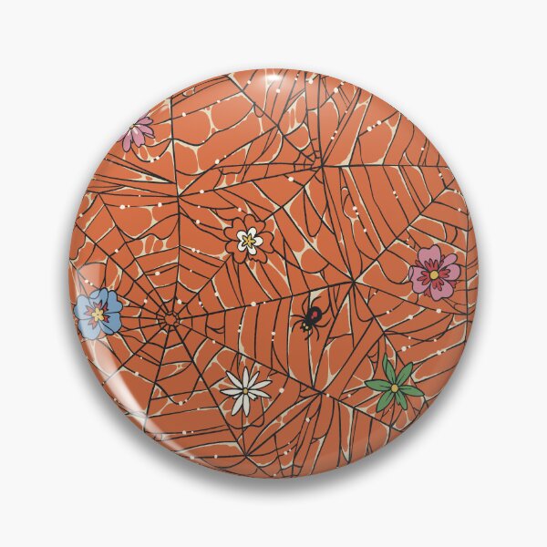 Item preview, Orange Spiderwebs & Spooky Flowers designed and sold by vaner-vaner.
