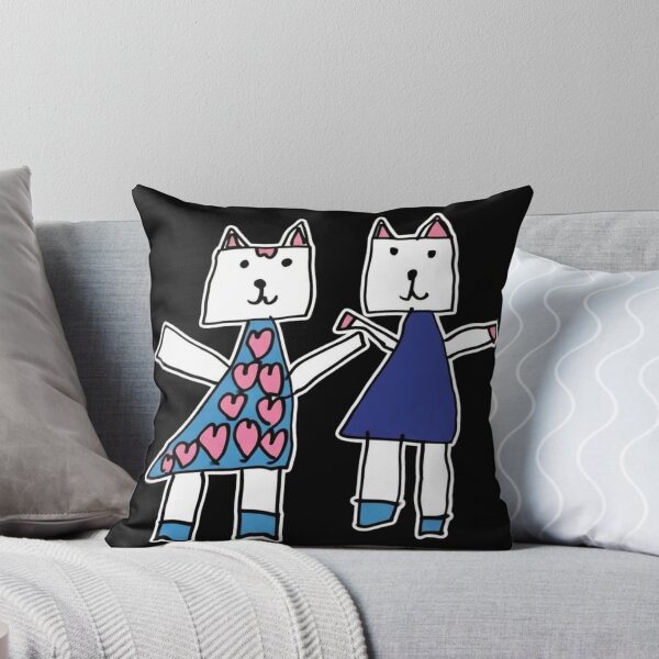 Item preview, Original Kids Art Cat Drawing - Cute 5 Year Old Daughter Illustration designed and sold by Scribe2Vibe.