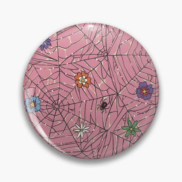 Item preview, Pink Spiderwebs & Spooky Flowers designed and sold by vaner-vaner.