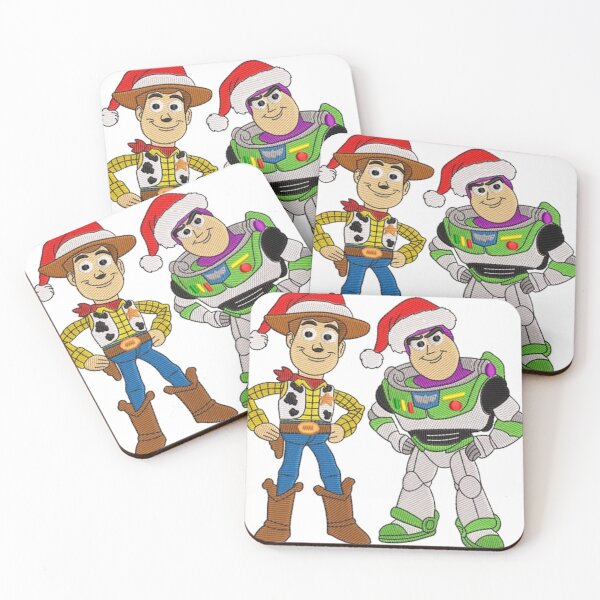 Item preview, Woody and Buzz Santa Hats Embroidered Style Christmas designed and sold by Simply kings.