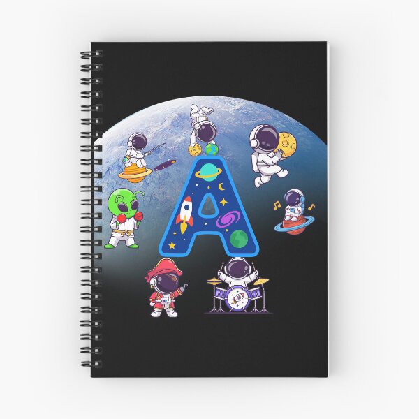 Item preview, Letter A Space Monogram — Astronaut Alphabet Initial Kids Gift designed and sold by BoldcreationsM.