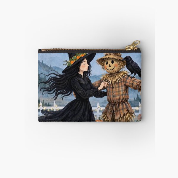 Item preview, Black witch and crow - Scarecrow Dance designed and sold by DibujandoPorfa.